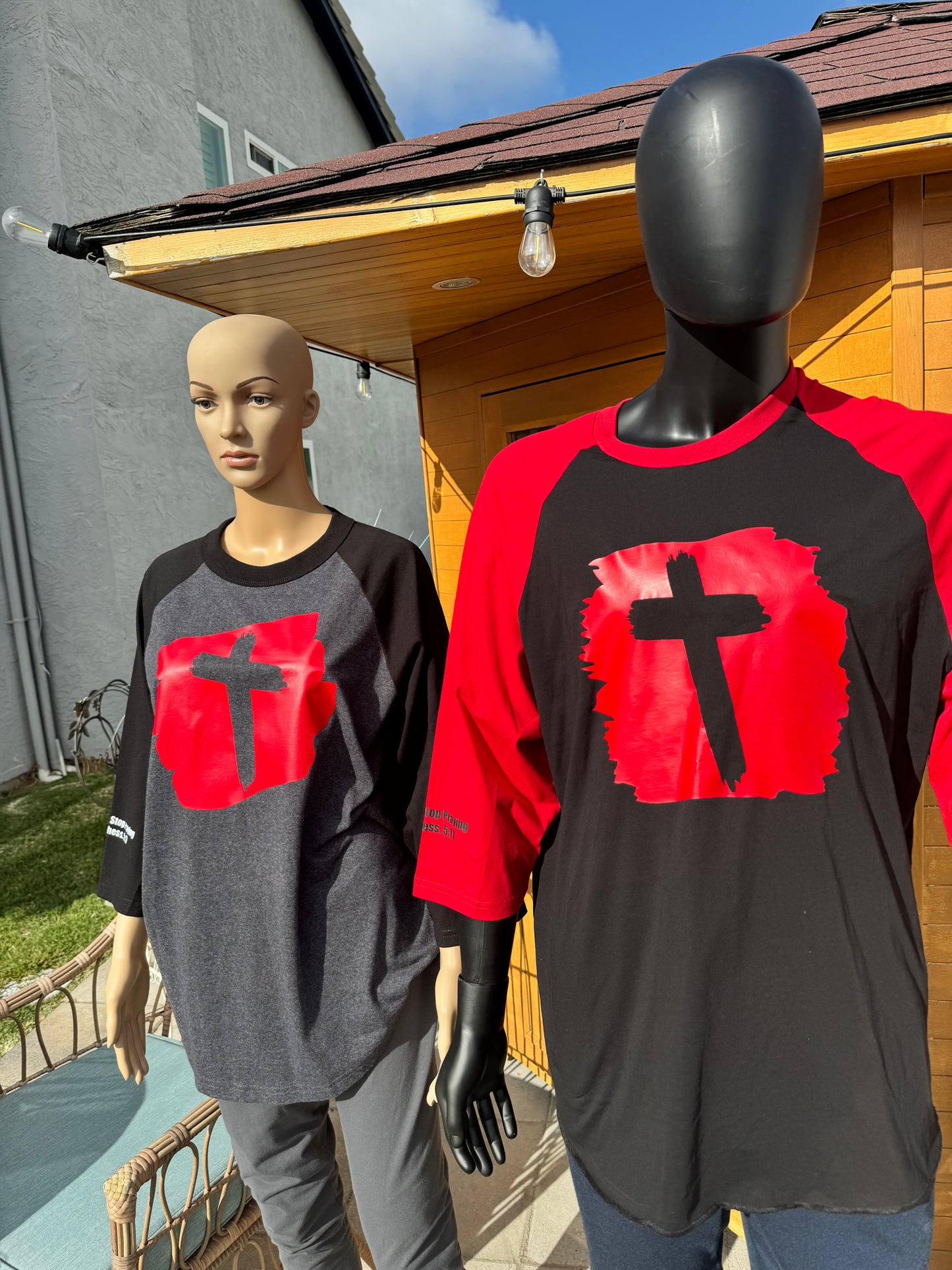 Cross Baseball Tee