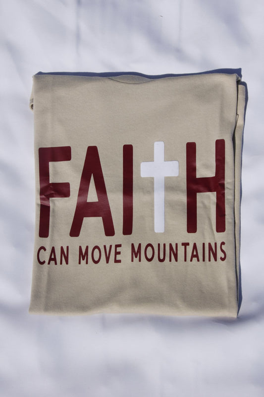 Faith Can Move Mountains tee