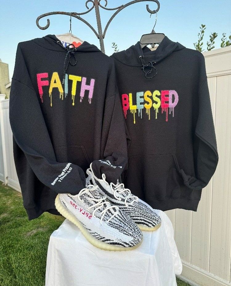 Faith & Blessed Hoodie Sweatshirt