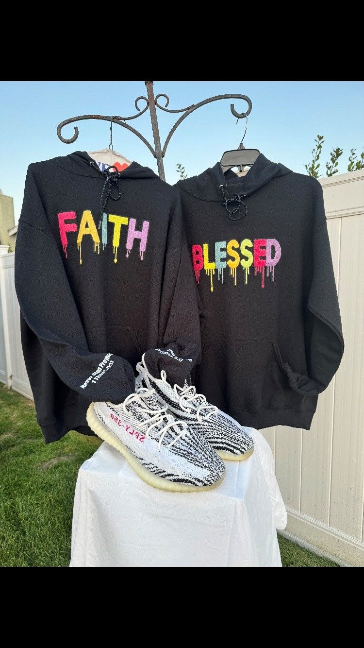 Faith & Blessed Hoodie Sweatshirt