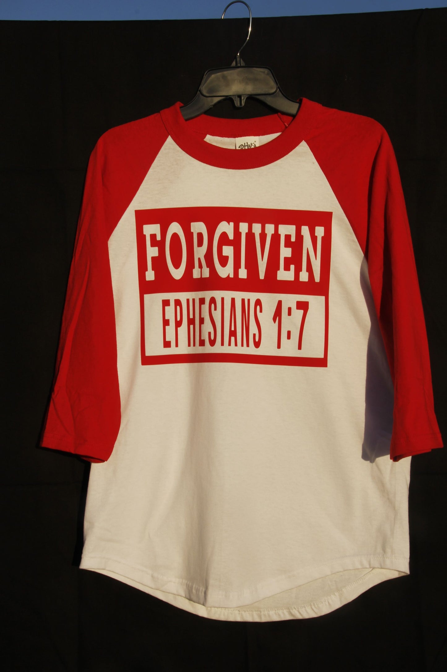 Forgiven Long Sleeve Baseball Shirt